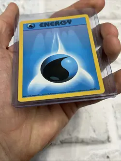 Pokemon Water Energy 102/102 Base Set Pokemon Card WOTC Vintage NM/MT Nintendo - Image 2