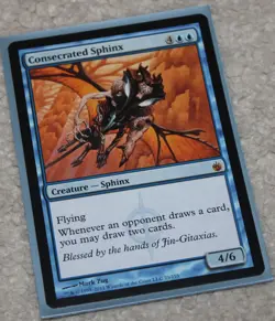 Consecrated Sphinx [MBS - 21] - NM MTG Mirrodin Besieged - Image 1