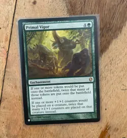 Magic: the Gathering "Primal Vigor" The List Reprints Regular, NM - Image 1