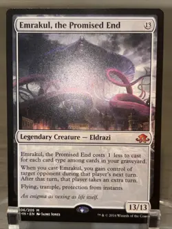 Emrakul, the Promised End Eldritch Moon MTG Lightly Played / Near Mint (LP) - Image 2