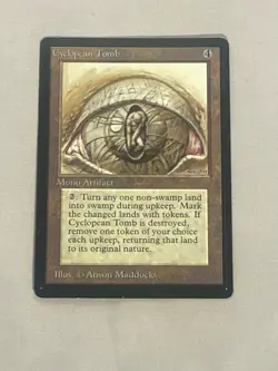MTG Cyclopean Tomb Beta Magic the Gathering - Image 1