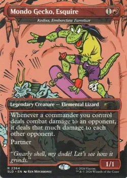 MTG: Secret Lair Drop Series: Mondo Gecko, Esquire: Lightly Played Condition - Image 1