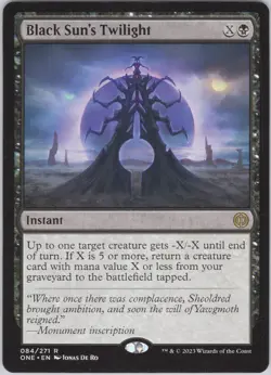 Black Sun's Twilight NM #84 (#3) Phyrexia: All Will Be One MTG - Image 1