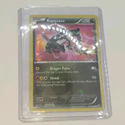 Pokemon Dragons Exalted Rayquaza 128/124 2012 Secret Rare Holo HP / Damaged - Image 2