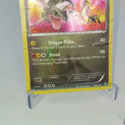 Pokemon Dragons Exalted Rayquaza 128/124 2012 Secret Rare Holo HP / Damaged - Image 3