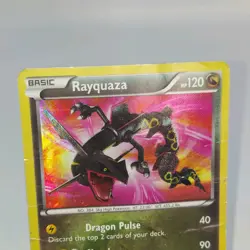Pokemon Dragons Exalted Rayquaza 128/124 2012 Secret Rare Holo HP / Damaged - Image 4