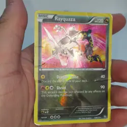 Pokemon Dragons Exalted Rayquaza 128/124 2012 Secret Rare Holo HP / Damaged - Image 5