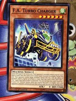 Yugioh F.A. Turbo Charger MP18-EN160 Single - Image 1
