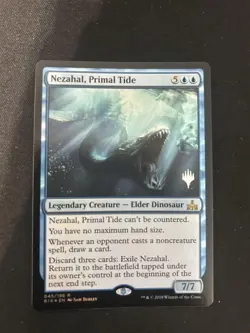 Magic the Gathering Primal Trails Nezar Foil Promo Card - Image 1