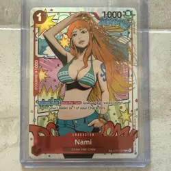 Treasure Rare Nami ST01-007 Alt Art OP06 Wings Of The Captain NM TR One Piece - Image 1