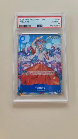 PSA10 EN Yamato 054 Alternate Art One Piece op13-Carrying on His Will - Image 1