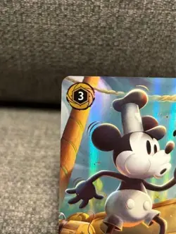 Disney Lorcana TCG Mickey Mouse - Steamboat Pilot Enchanted Fabled 231/204 Japan - Image 2