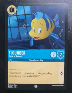 Disney Lorcana TCG The First Chapter: Flounder (145/204) - Common - Near Mint - Image 1