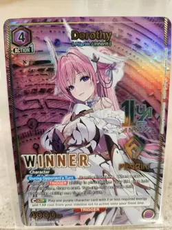 Union Arena TCG Winner Card Dorothy Raised Foil English UEPR/NIK-1-042 - Image 1