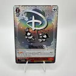 Weiss Schwarz Disney 100 Dds/S104-070S Japanese Mickey Mouse & Minnie Mouse SR - Image 1