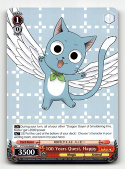 Weiss 100 Years Quest, Happy (U) - FAIRY TAIL 100 YEARS QUEST - Image 1