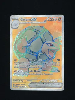 Golem ex 189/165 Pokemon TCG Scarlet & Violet 151 Full Art Rare English Card NM - Image 3