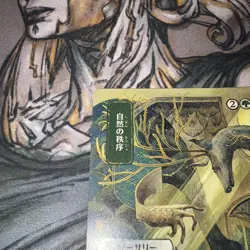 NatureS Order Etching Foil Magic The Gathering Card Used - Image 2
