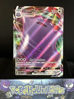 Pokemon Card Ditto VMAX 051/072 Shining Fates Ultra Holo Rare Near Mint - Image 1