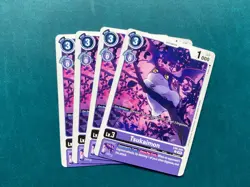 Tsukaimon EX6-045 Playset Infernal Ascension Digimon Card Game x4 - Image 1