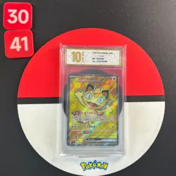 2026 Pokemon Card m3 100/080 Meowth ex SR Nihil Zero Grade10 - Image 1
