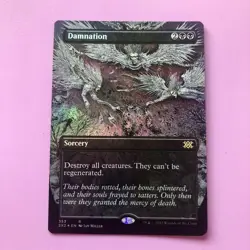 Magic The Gathering Destruction Borderless Foil English Card Used - Image 1