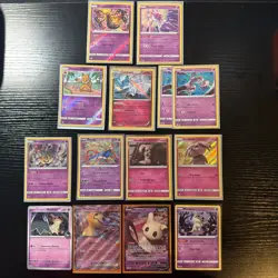 13 Fairy / Psychic Pokemon Card Collection Rare Cards - Image 1