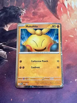 Makuhita Black Star Promo #68 Pokemon Perfect Order Cosmos Holo Card NM 💥 - Image 2