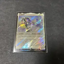 Zack Fair Surge Foil FF Magic The Gathering Card English Used - Image 1
