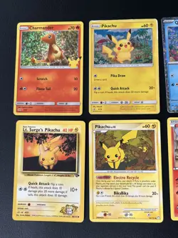 Pokemon TCG vintage Card Bundle - including Pikachu, Charmander & Squirtle - Image 3
