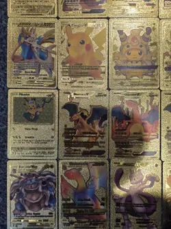 45 Gold Pokemon Mixed Cards , Some Rare , Look - Image 4