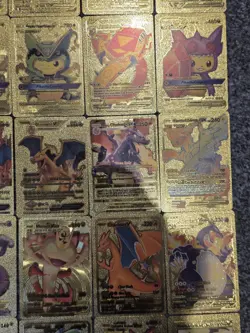 45 Gold Pokemon Mixed Cards , Some Rare , Look - Image 5