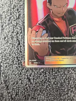 Pokemon TCG Giovanni's Exile Trainer Full Art Ultra Rare Card 67/68 Hidden Fates - Image 4