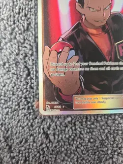 Pokemon TCG Giovanni's Exile Trainer Full Art Ultra Rare Card 67/68 Hidden Fates - Image 5