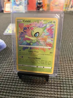 Pokemon TCG Celebi Amazing Rare, Vivid Voltage, NM/MT Card 009/185 - Image 1