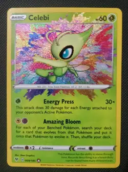 Celebi 009/185 Vivid Voltage Rare Pokemon Card NM Mint Condition - Image 1