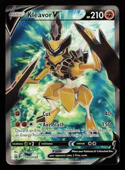 Kleavor V SWSH248 Holo Sword & Shield Promo Pokemon Card - Image 1