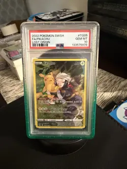 2022 Pikachu Full Art Holo Ultra Rare Card Lost Origin Pokemon PSA 10 Gem Mint - Image 1