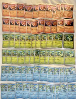 Pokemon 151 - Charmander Squirtle Bulbasaur 68 Card Lot - Image 2