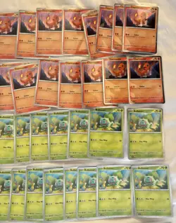 Pokemon 151 - Charmander Squirtle Bulbasaur 68 Card Lot - Image 3
