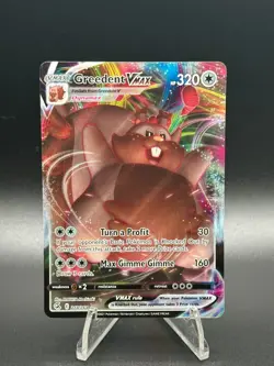 Pokemon - Greedent VMAX - 218/264 - SWSH Fusion Strike - Full Art Card - Image 1