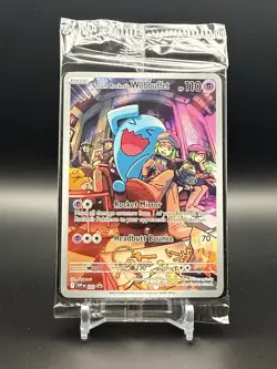 Team Rocket’s Wobbuffet 203 SV Promo Holo Pokemon Card NM - Image 1
