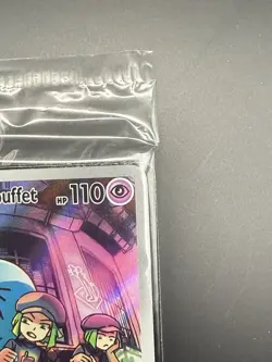 Team Rocket’s Wobbuffet 203 SV Promo Holo Pokemon Card NM - Image 3