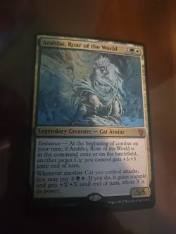 Arahbo, Roar of the World (Commander 2017) Oversize Cards Foil - Image 1
