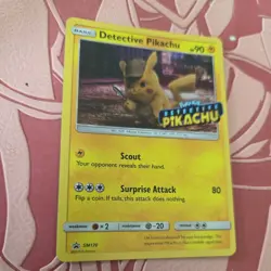 Pokemon TCG Detective Pikachu SM170 Promo Holo Card NM Condition - Image 2