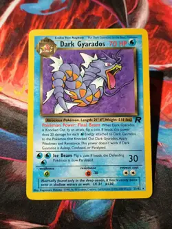 Dark Gyarados 25/82 Team Rocket Pokemon TCG Card -G1 - Image 1