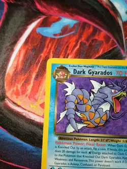 Dark Gyarados 25/82 Team Rocket Pokemon TCG Card -G1 - Image 2