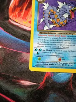 Dark Gyarados 25/82 Team Rocket Pokemon TCG Card -G1 - Image 4
