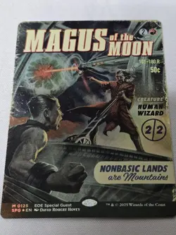 Magic The Gathering The Great Magician of Moon Foil Play Card - Image 1