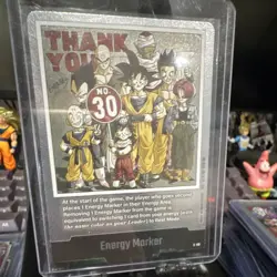 Energy Marker Foil Thank You No. 30 Dragon Ball Super Card Game E-40 English - Image 1